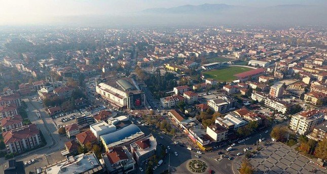 Düzce — kuş bakışı fotoğraf