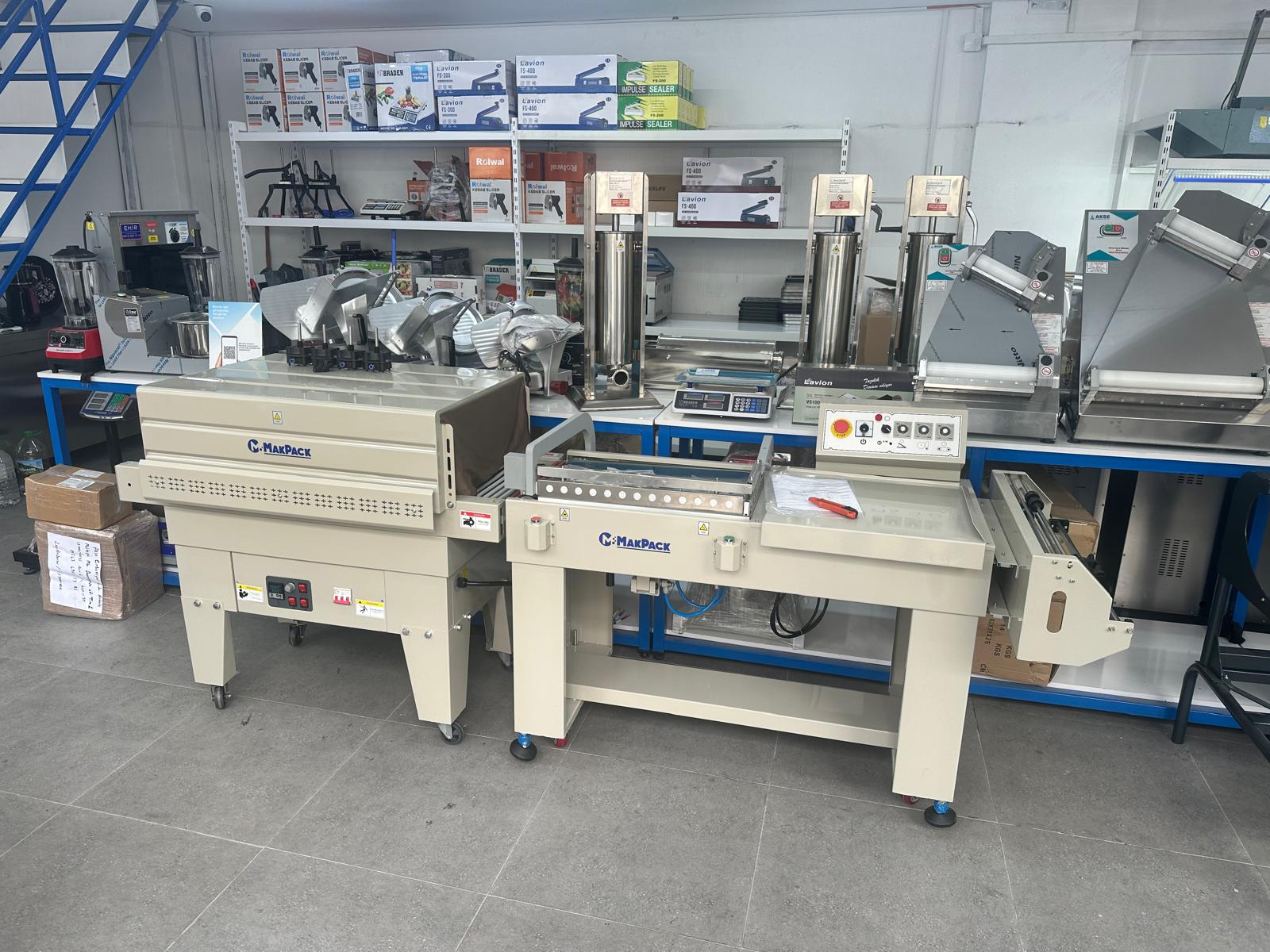 MakroPack Yarı Otomatik Shrink Makinesi Kitap Defter Paketleme