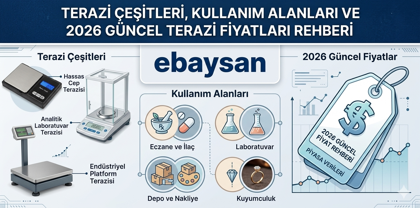 Terazi Çeşitleri, Kullanım Alanları ve 2026 Güncel Terazi Fiyatları Rehberi