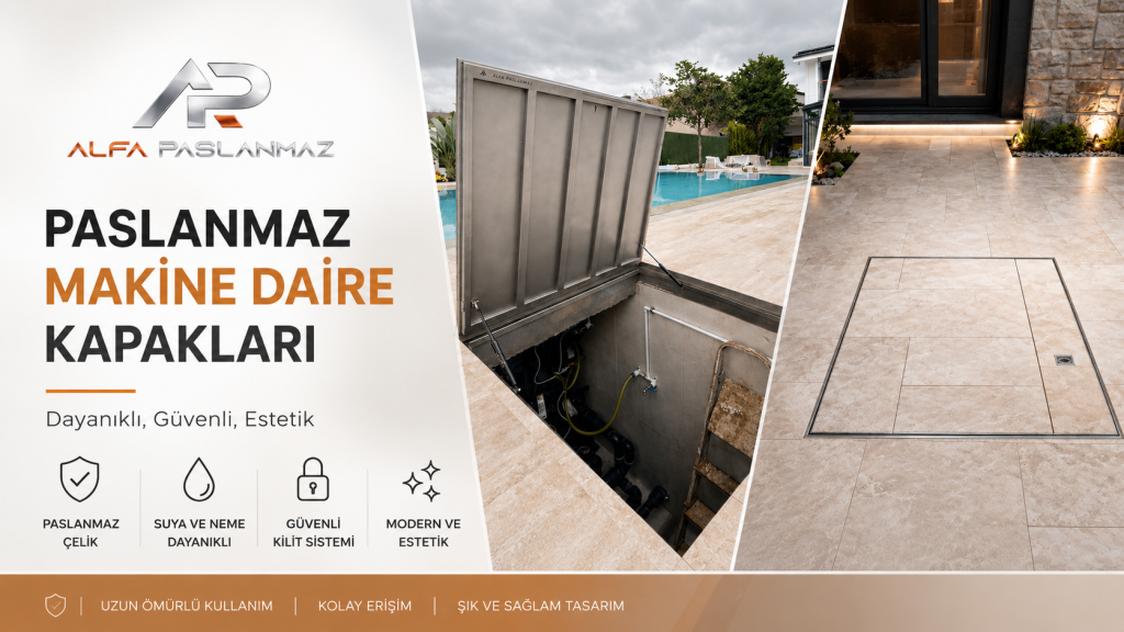 Paslanmaz Makine Daire Kapakları