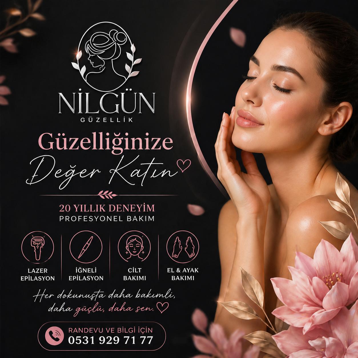 Nilgün Güzellik Salonu | Lazer Epilasyon, Cilt Bakımı ve Güzellik Salonu