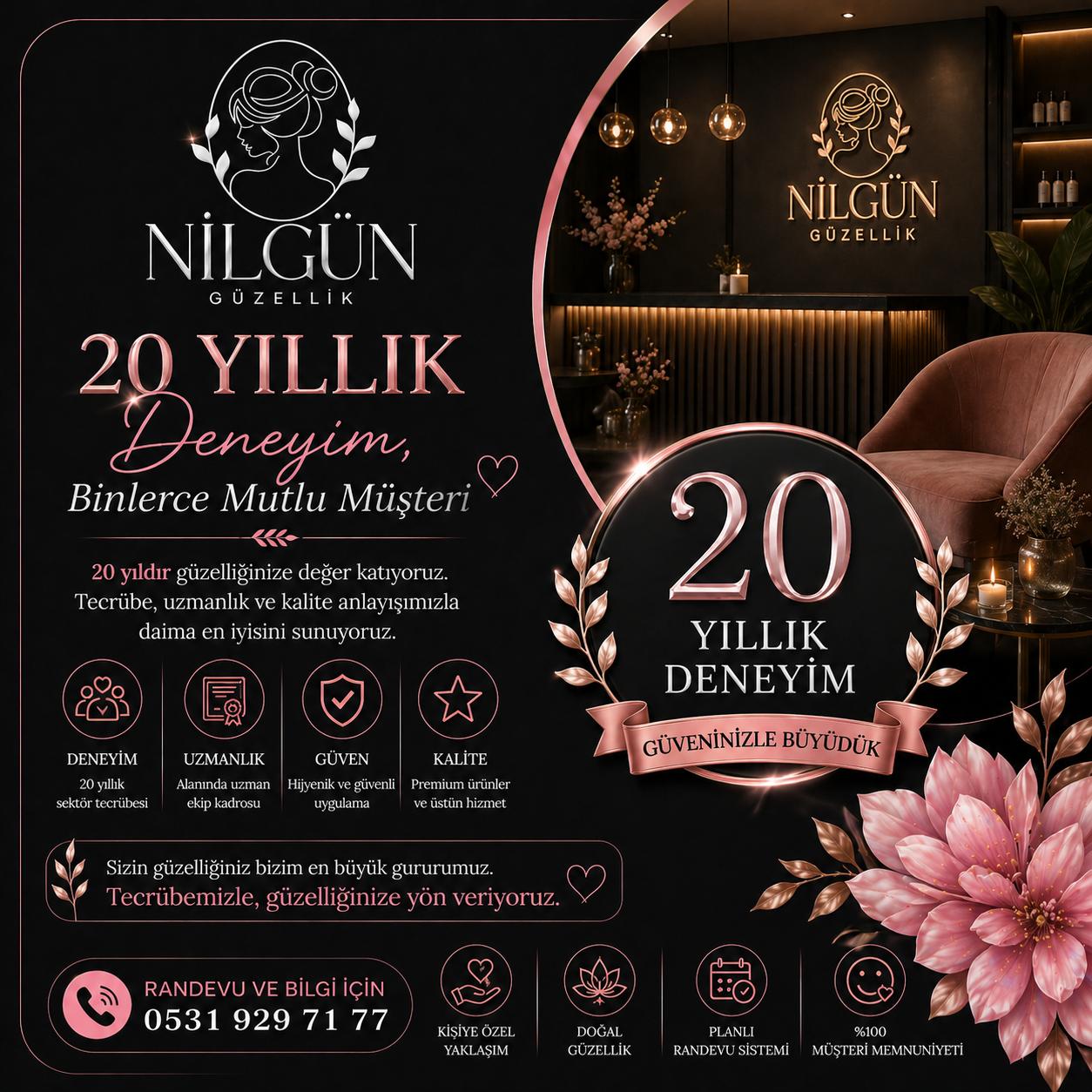 Nilgün Güzellik Salonu | Lazer Epilasyon, Cilt Bakımı ve Güzellik Salonu