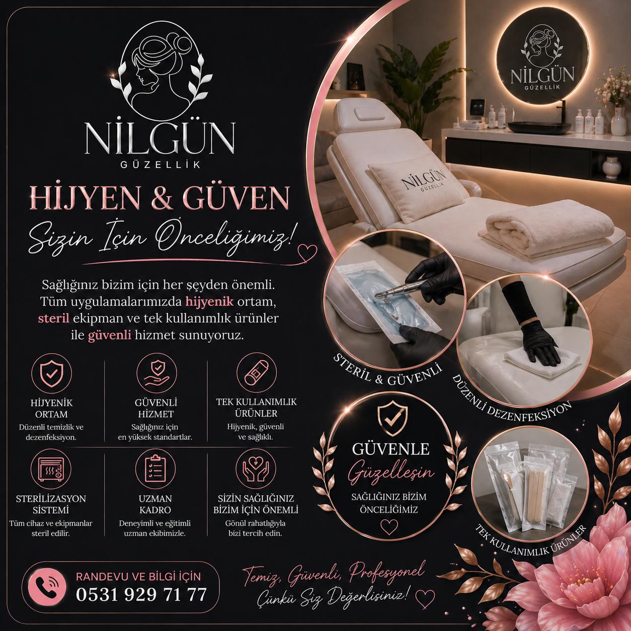 Nilgün Güzellik Salonu | Lazer Epilasyon, Cilt Bakımı ve Güzellik Salonu