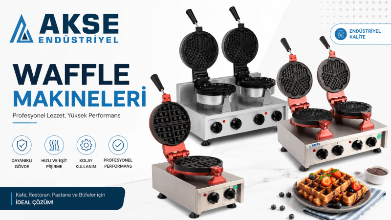 Akse Endüstriyel Waffle Makineleri ile Profesyonel Lezzet ve Yüksek Performans