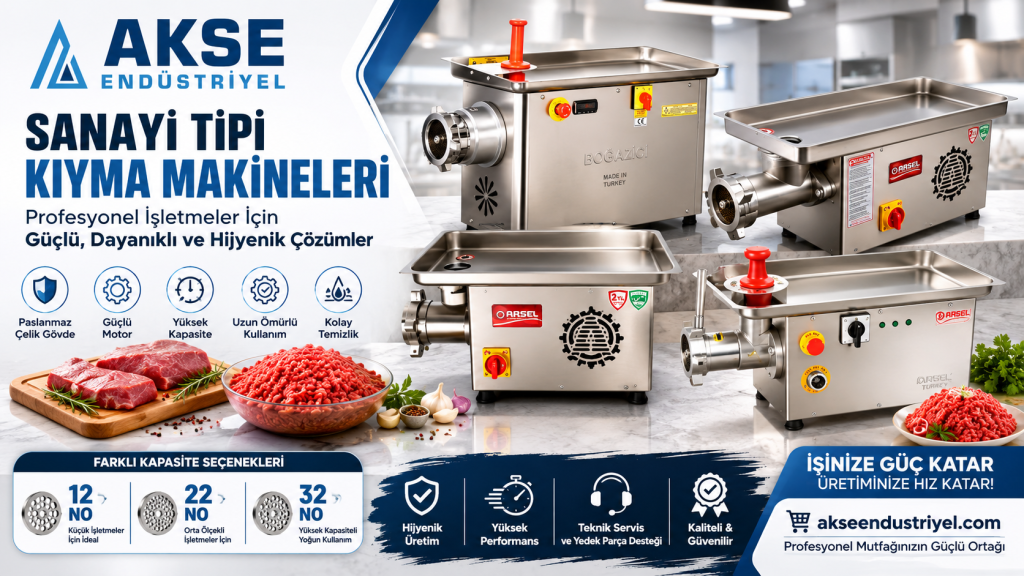 Sanayi Tipi Kıyma Makinesi Seçerken Nelere Dikkat Edilmeli?