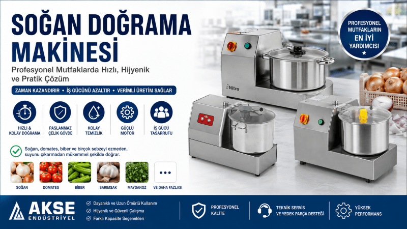 Soğan Doğrama Makinesi Nedir?