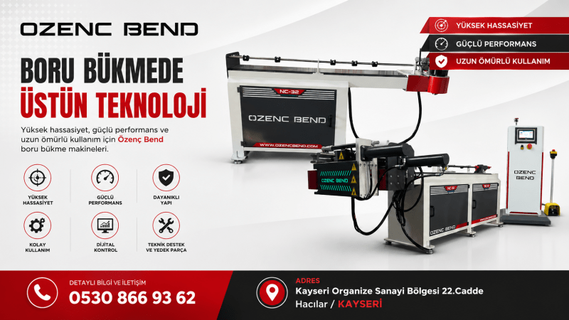 Özenç Bend Boru Bükme Makineleri