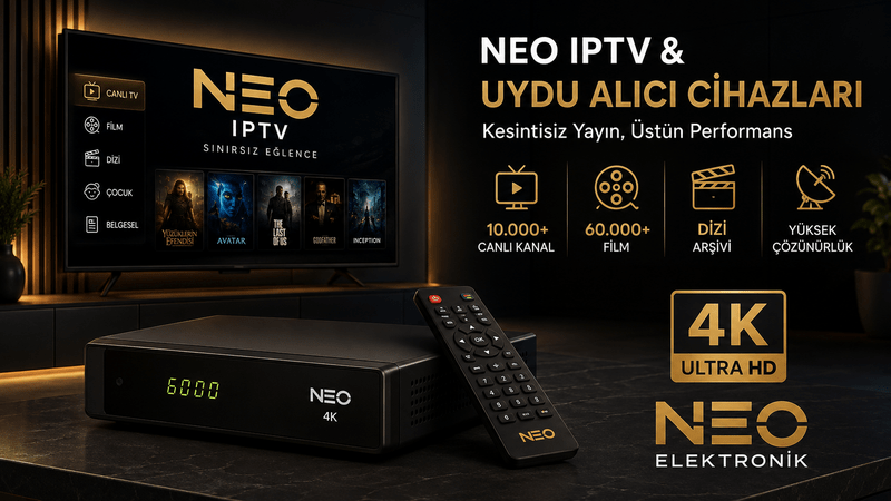 Neo Elektronik’ten IPTV ve Uydu Alıcısı Satışında Güvenilir Çözümler
